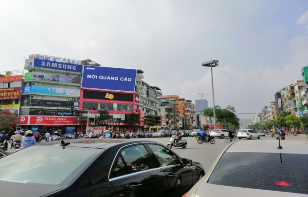 Bảng quảng cáo nội đô tại số 17-19 đường Xã Đàn, phường Phương Liên, quận Đống Đa, Hà Nội