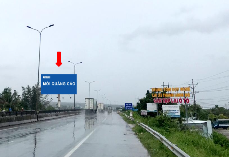 Bảng quảng cáo quốc lộ 1A - Phan Thiết - Bình Thuận - 1707+600