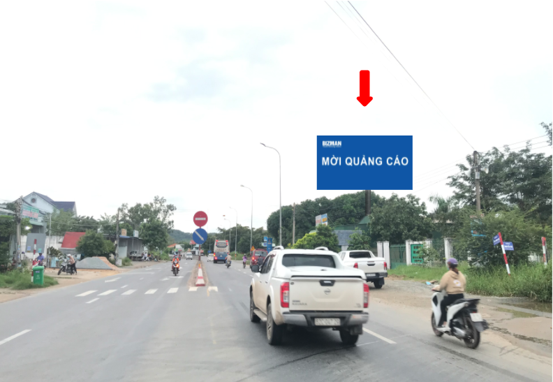 Bảng quảng cáo quốc lộ 1A – Phan Thiết – Bình Thuận – 1731+020