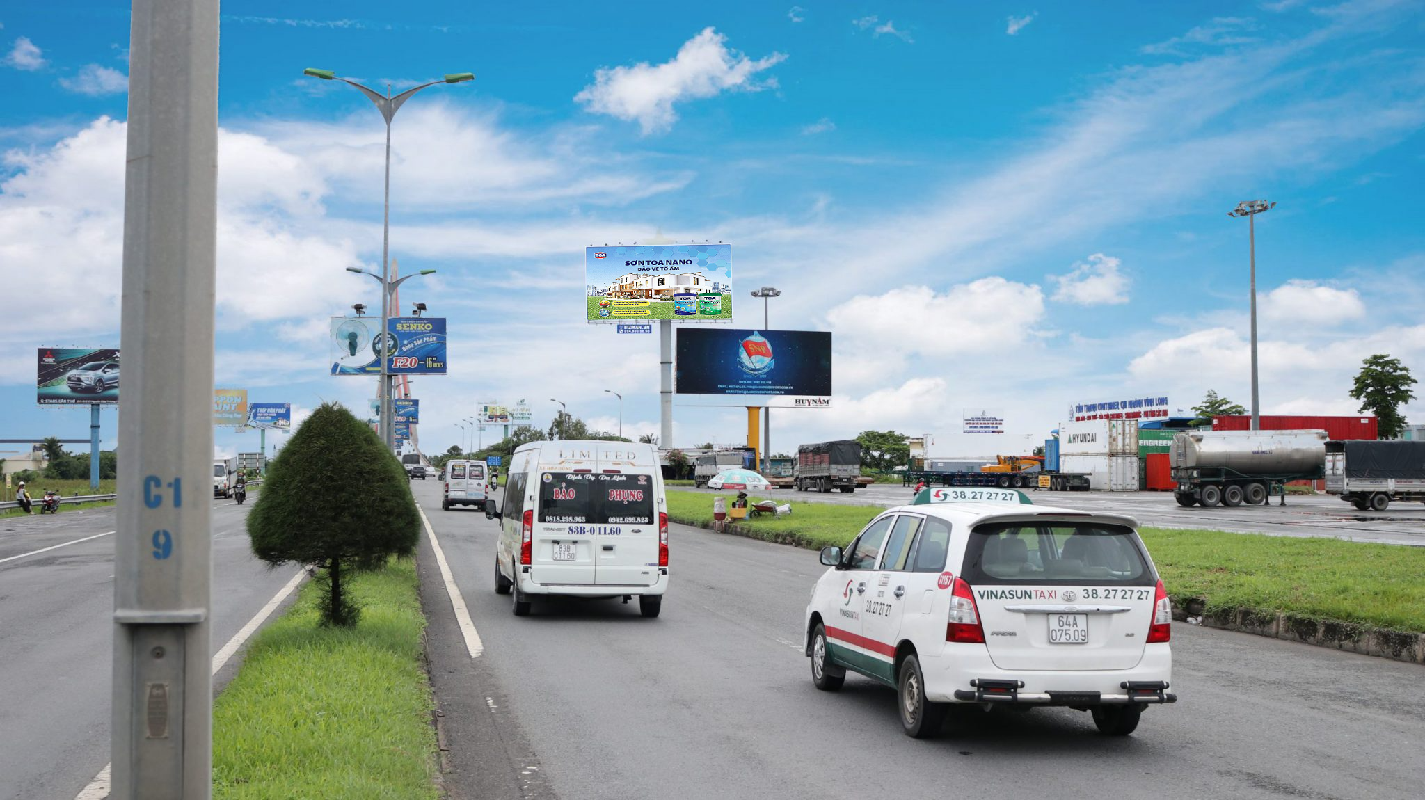 Bảng quảng cáo quốc lộ 1A – Vĩnh Long – Cần Thơ – 24