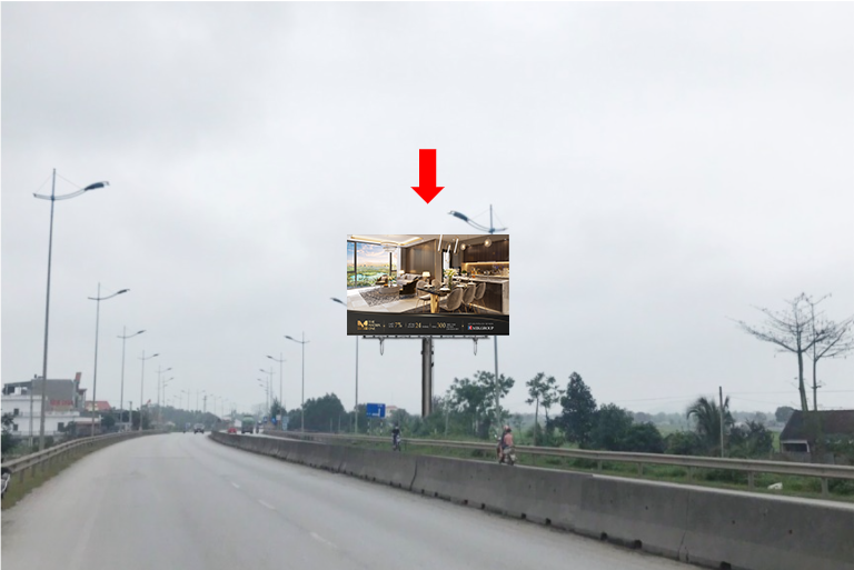 Bảng quảng cáo quốc lộ 1A - Hà Nội - Thanh Hóa - km318+940