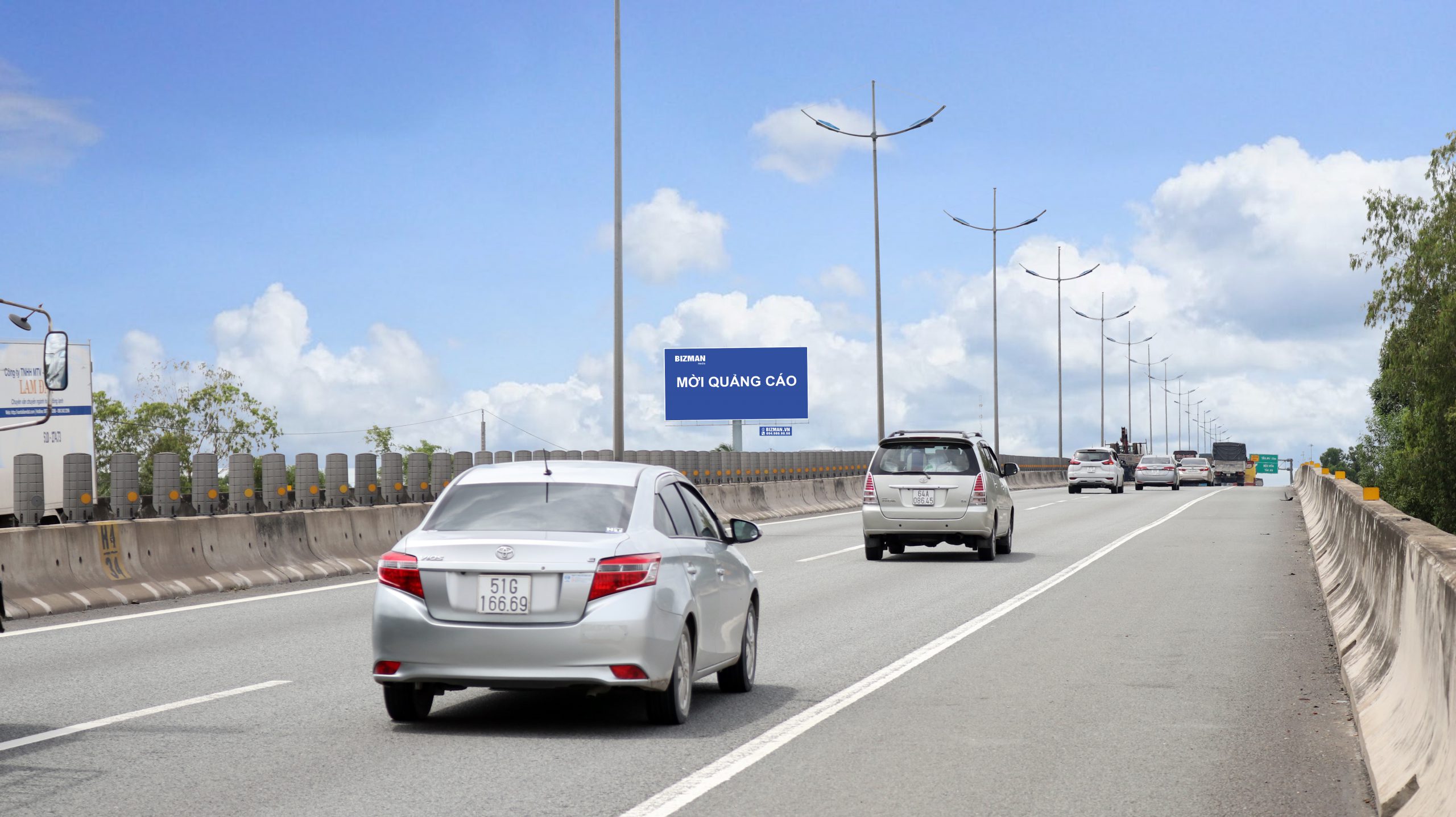 Bảng quảng cáo cao tốc Sài Gòn – Trung Lương – 34+780
