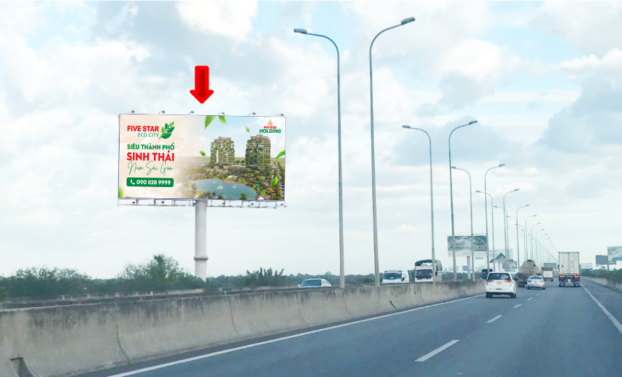 Bảng quảng cáo cao tốc – Long Thành – Dầu Giây – km09+400