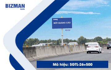 Bảng qc cao tốc Sài Gòn – Trung Lương – 26+500