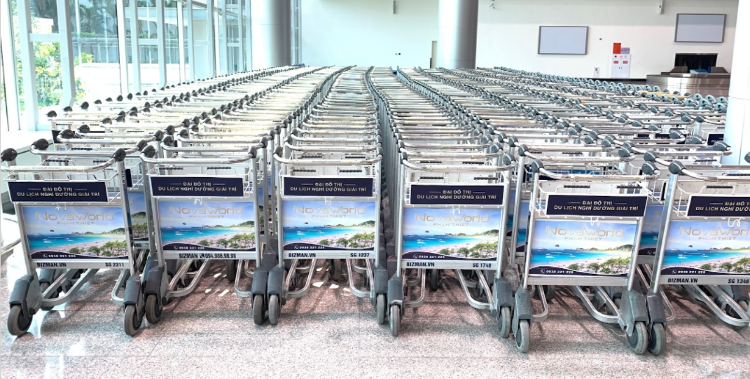 Xe đẩy hành lý – Cảng HKQT Tân Sơn Nhất