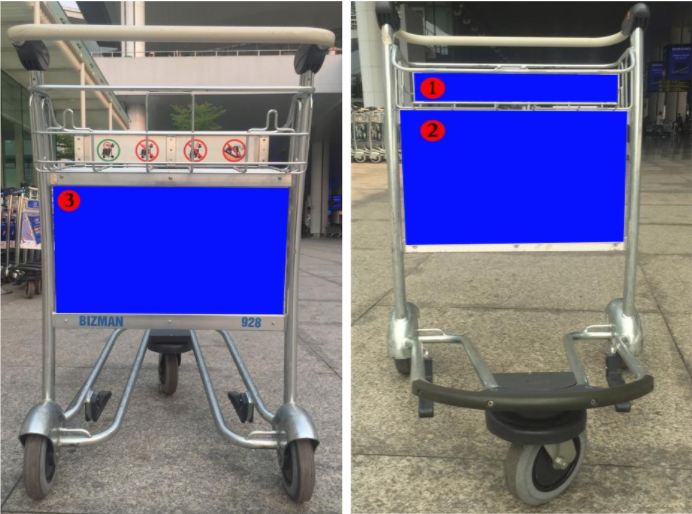 Xe đẩy hành lý - Cảng HKQT Nội Bài