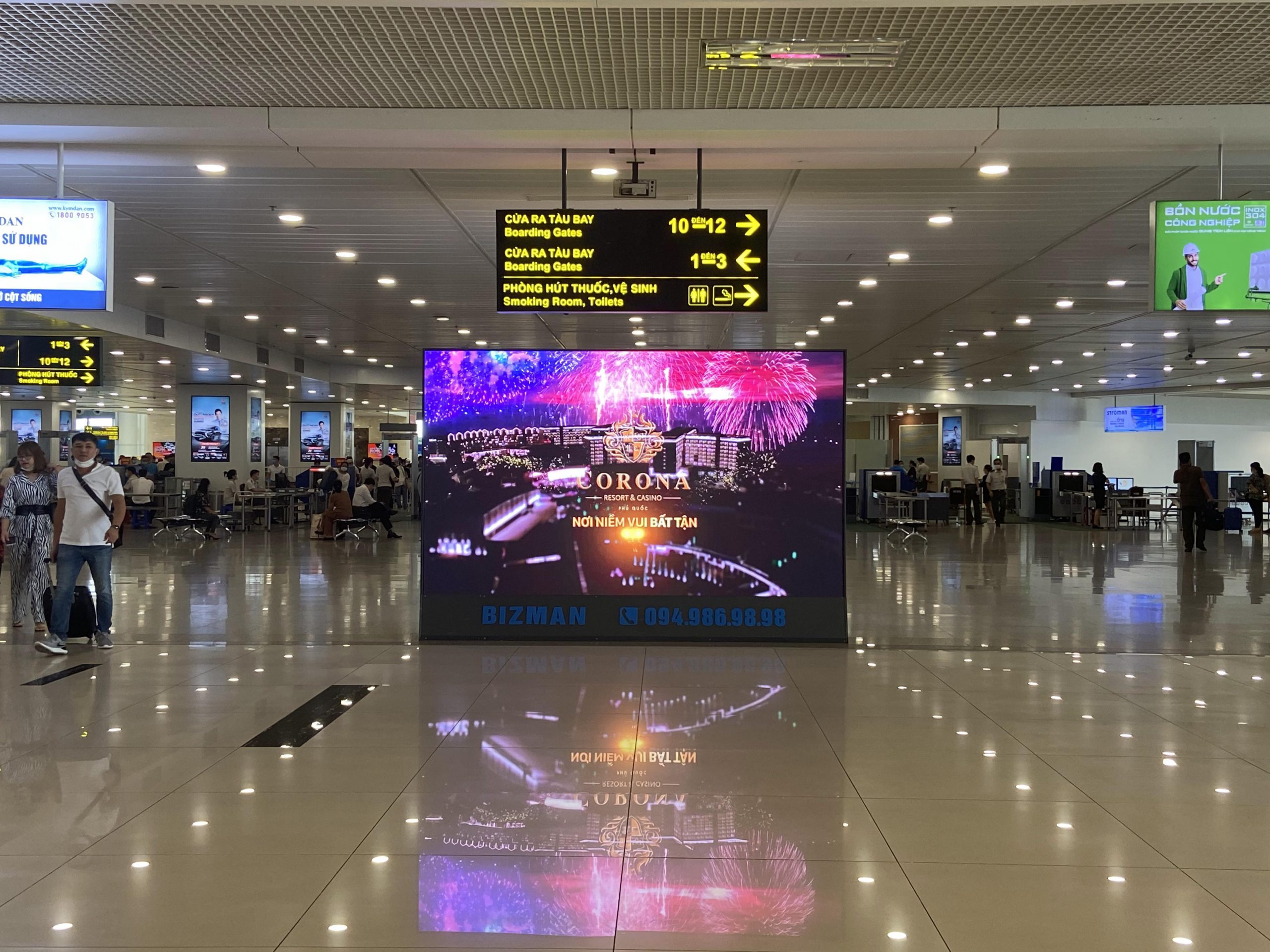 Quảng cáo tại sân bay