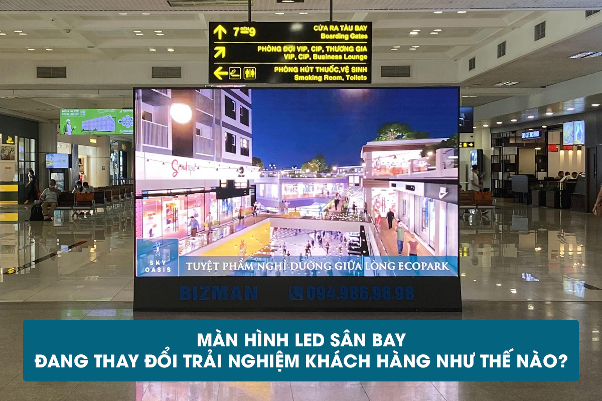 Màn hình LED sân bay