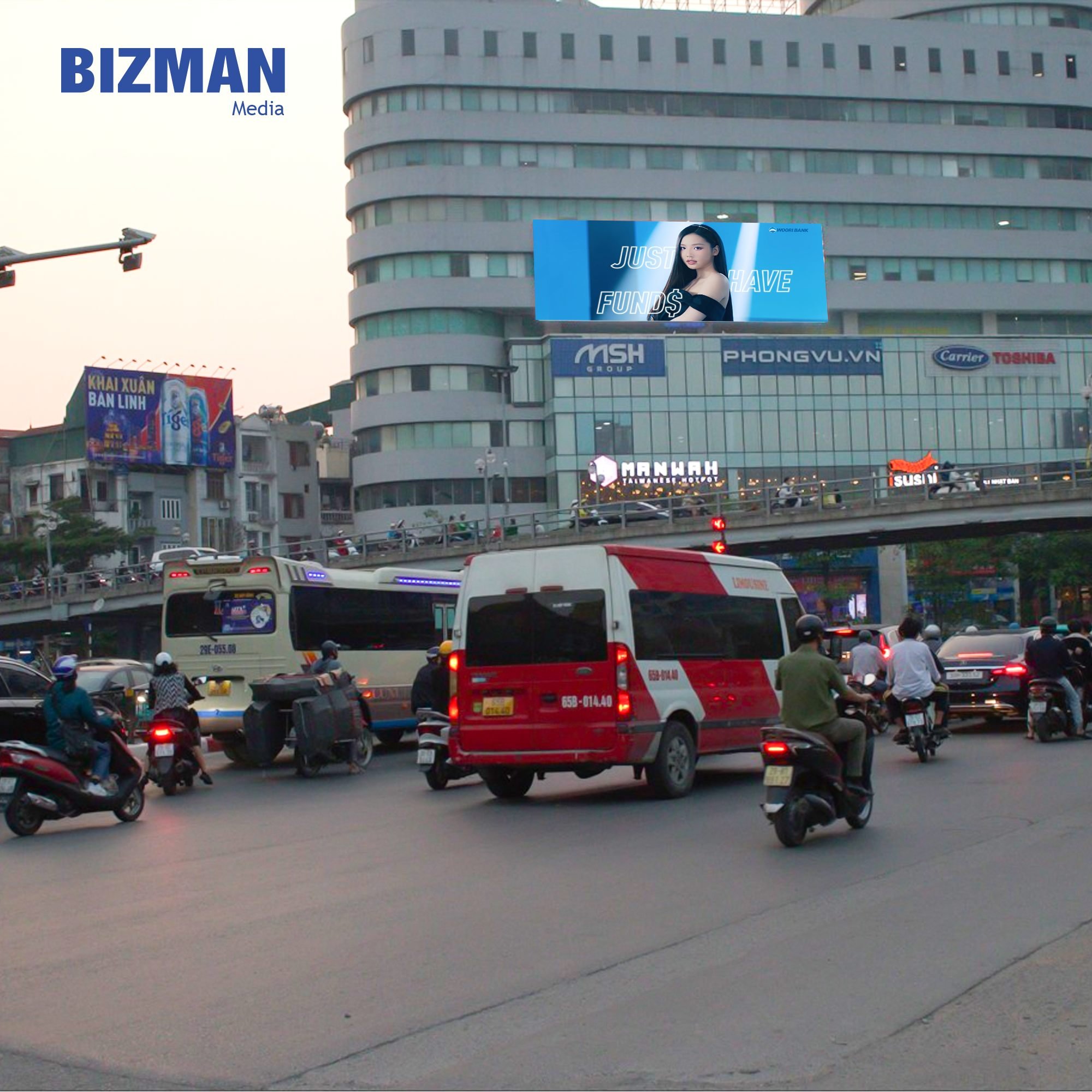 Hướng nhìn từ Chùa Bộc - Thái Hà