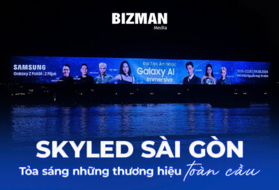 SKYLED SÀI GÒN - TỎA SÁNG NHỮNG THƯƠNG HIỆU TOÀN CẦU