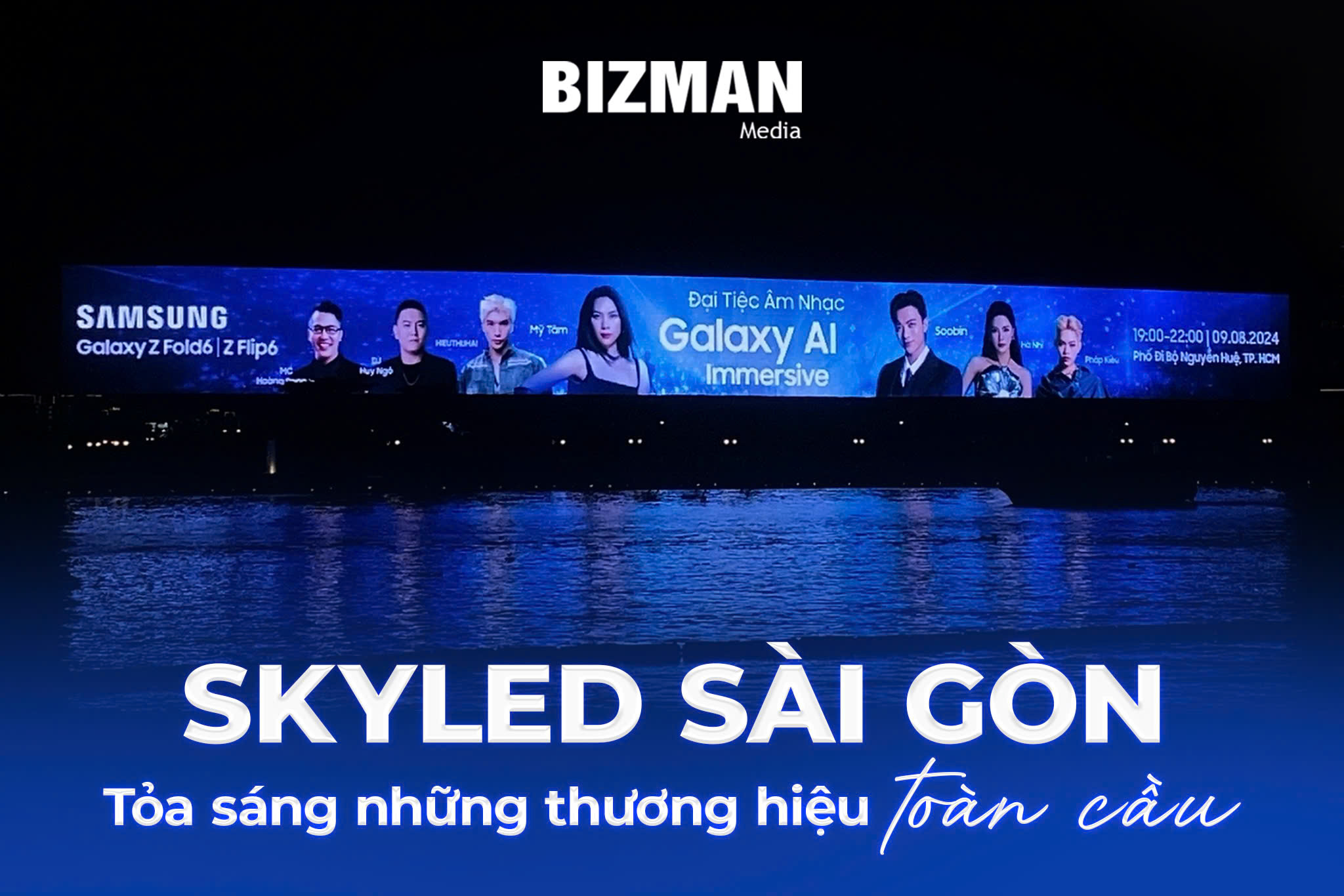 SKYLED SÀI GÒN - TỎA SÁNG NHỮNG THƯƠNG HIỆU TOÀN CẦU