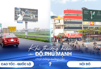 Thương hiệu chọn độ phủ mạnh
