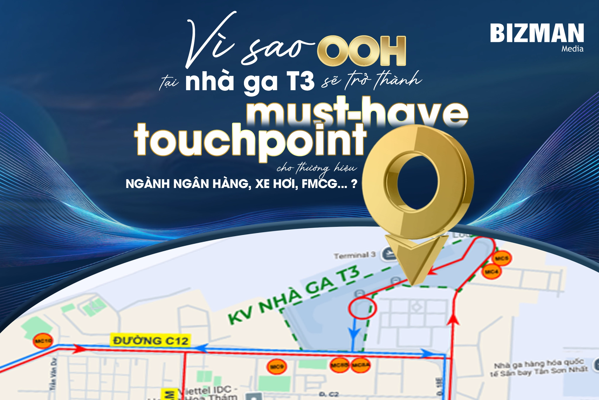 OOH tại nhà ga T3