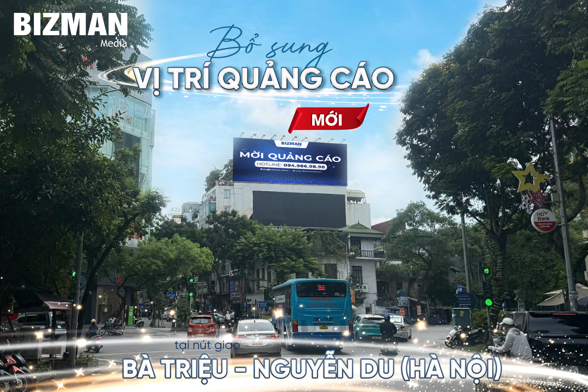 Bảng tấm lớn Bà Triệu