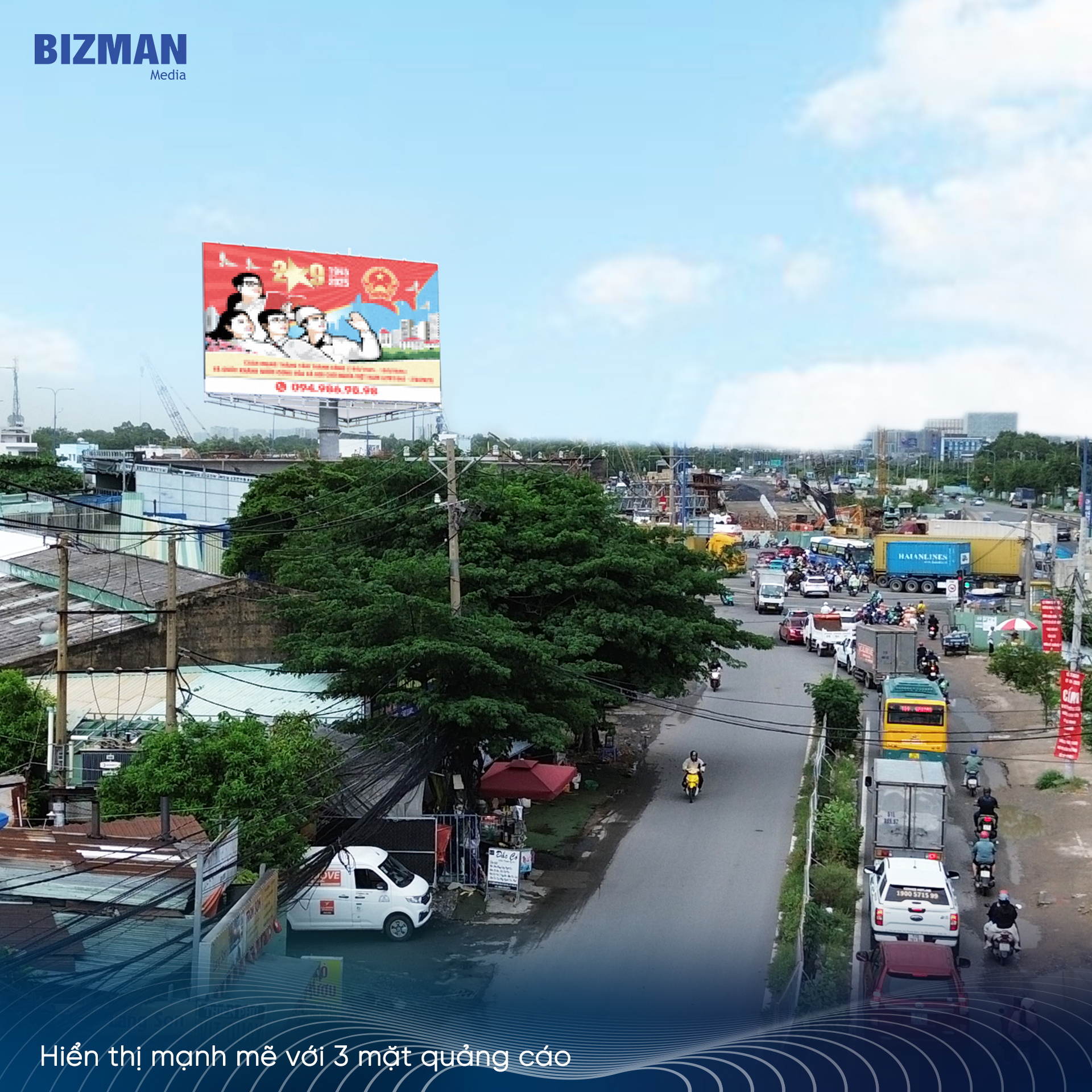 Bảng quảng cáo cao tốc Long Thành - Dầu Giây