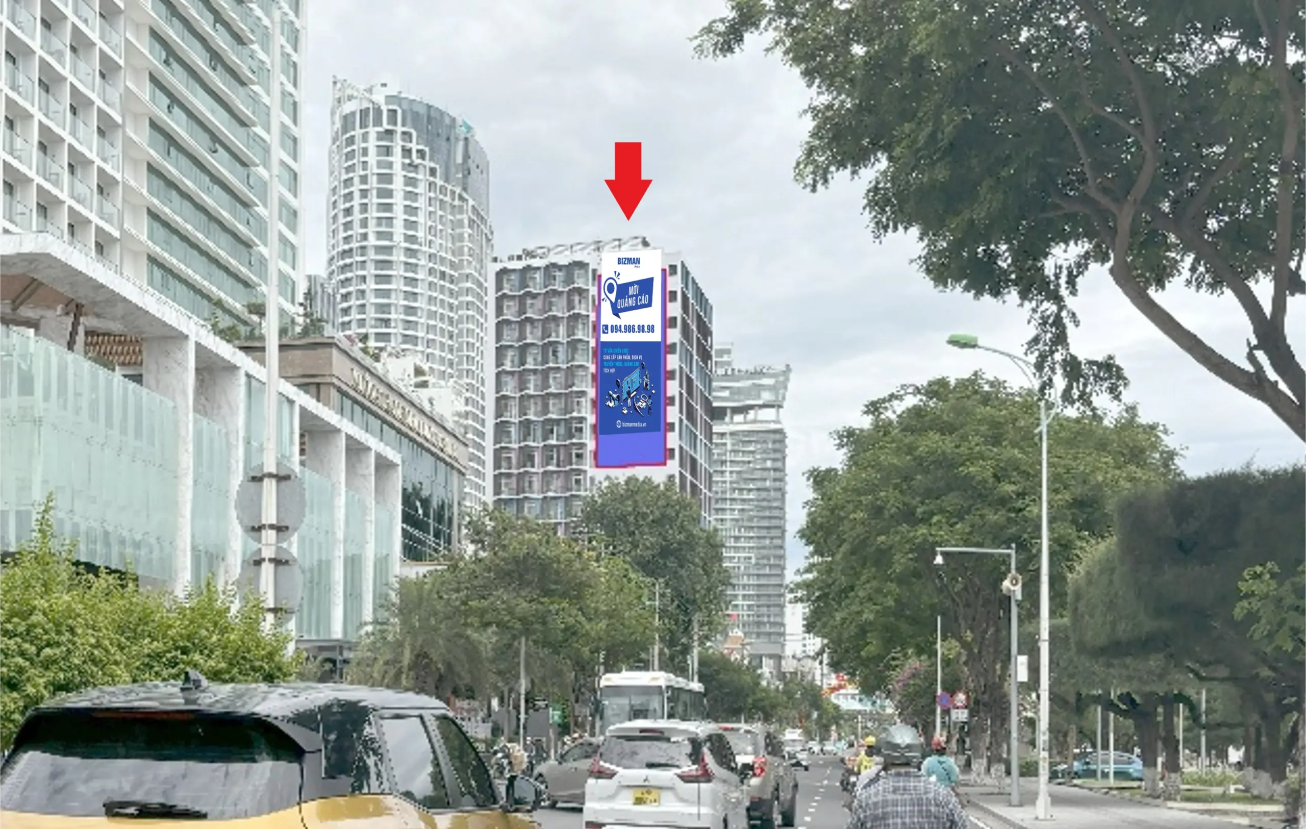 Bảng quảng cáo Novotel Nha Trang Bizman Media