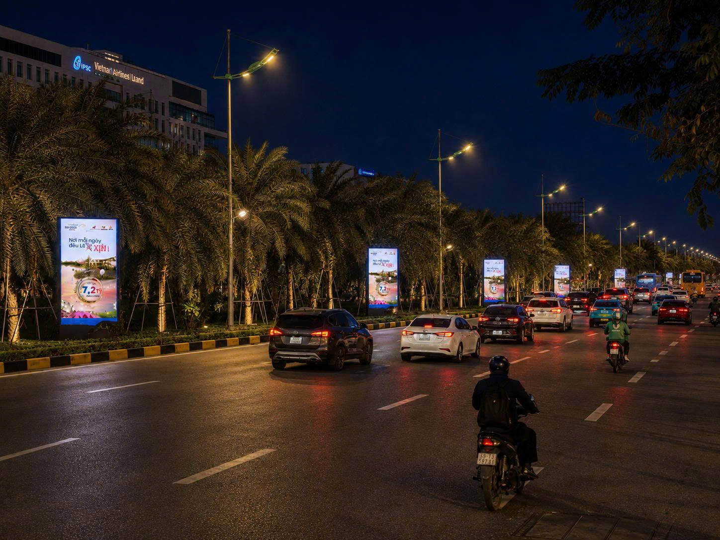 Màn hình LED đường Võ Nguyên Giáp
